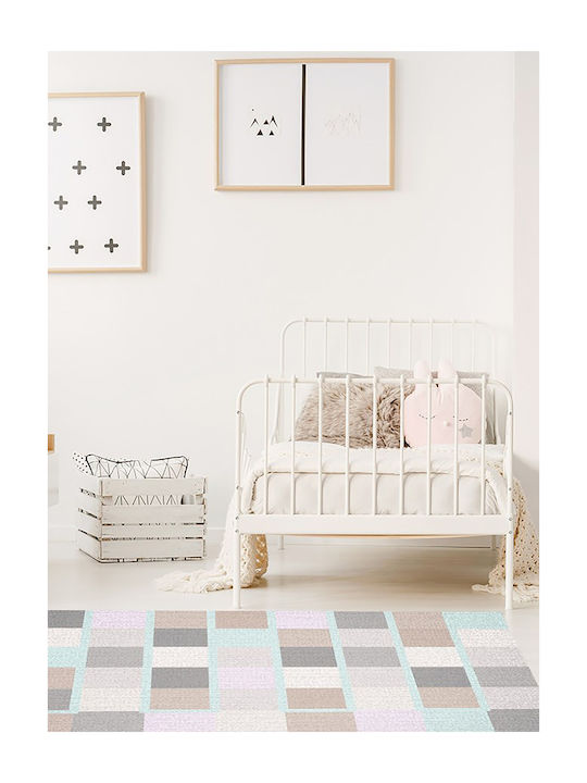 Tulup Правоъгълен Кухненски Килим Многоцветен 60x90см