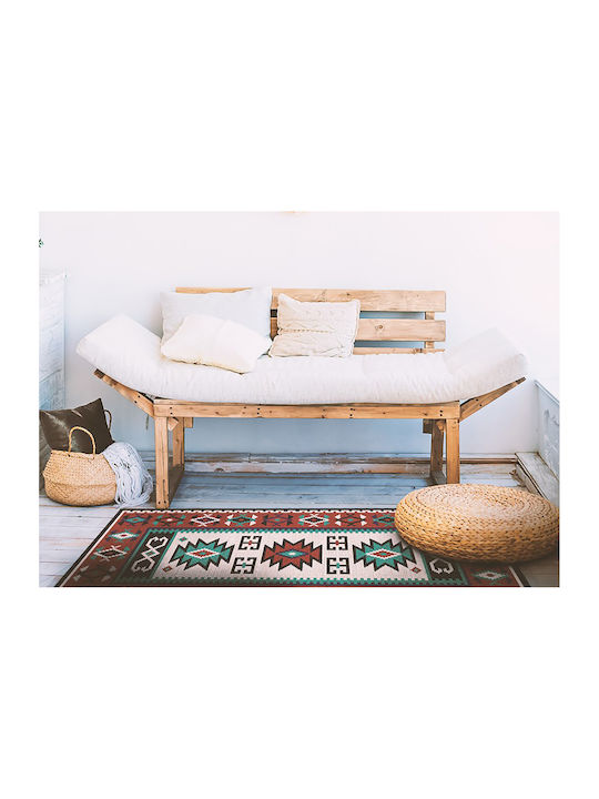Tulup Covoraș de Bucătărie Coridor Roșu 80x120cm