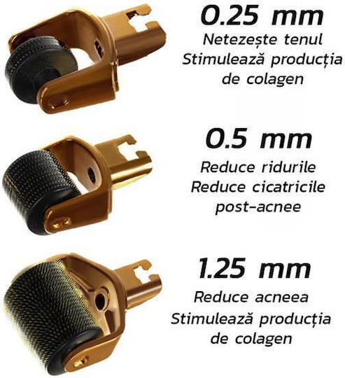 Role Masaj Pentru Corp și Ochi Anticelulitic Auriu