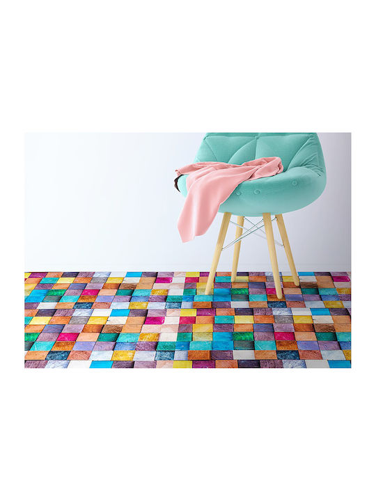 Tulup Правоъгълен Кухненски Килим Многоцветен 100x150см
