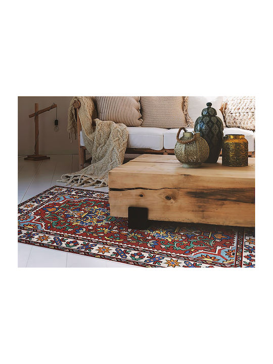 Tulup Правоъгълен Кухненски Килим Червен 150x225см