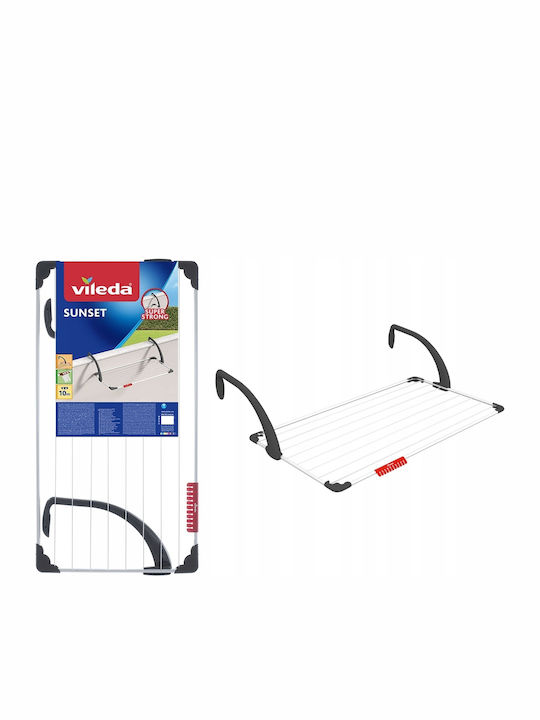 Vileda Sunset Folding Hanging Clothes Drying Rack Plastic
