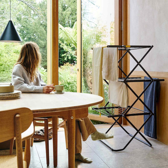 Joseph Joseph Folding Floor Clothes Drying Rack Made of Aluminum with 16m Hanging Length
