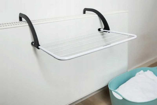 Vileda Express Folding Hanging Clothes Drying Rack for Balcony Stainless Steel