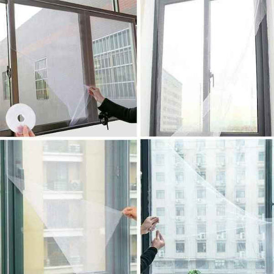 Plasă De Țânțari Pentru Fereastră Cu Scai Stabilă 100x100cm Plasă De Țânțari Pentru Fereastră Cu Scai Stabilă 100x100cm