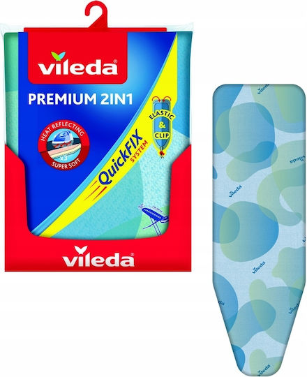 Vileda Premium 2in1 Husă pentru Masă de Călcat 130x30cm