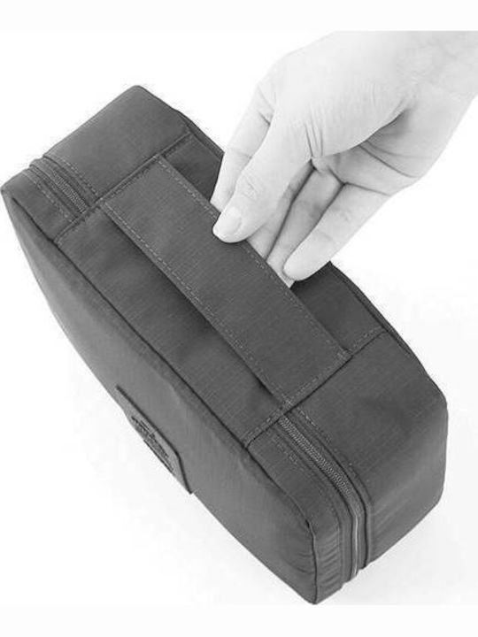 Light Blue Waterproof Textile Travel Bag
