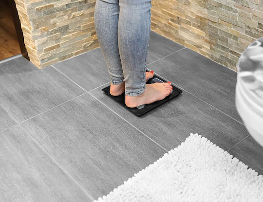 Smart Ζυγαριά 180kg με Bluetooth Μαύρη