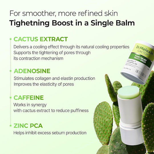 Dr. Melaxin Cactox Pore Relief Moisturizing & Firming Face Day Balm with Collagen 25gr