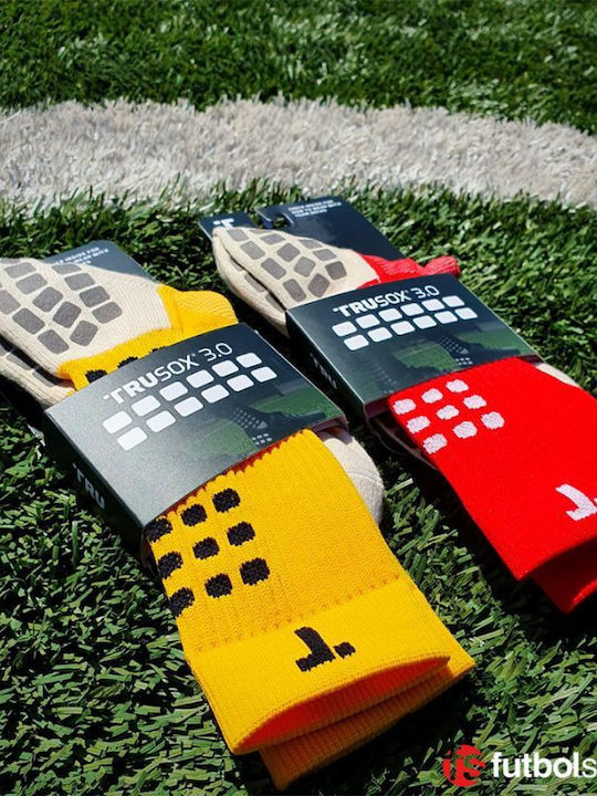 Trusox 3.0 Thin Футболни Чорапи Жълти 1 Чифт
