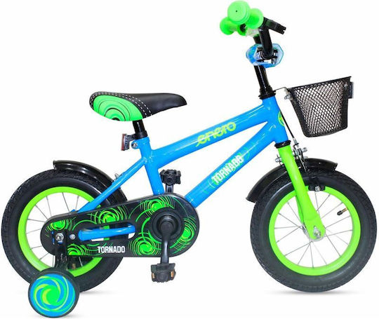 Enero Bicicletă Copii 12" BMX Albă