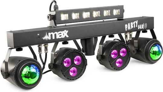 Max Audio Φωτορυθμικό LED PAR PartyBar RGBW