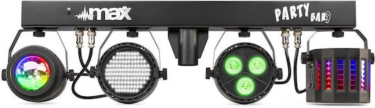Max Audio Φωτορυθμικό LED PAR DMX PartyBar09 RGBW