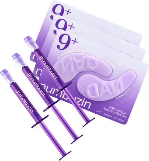 Numbuzin No.9 3 Days Eye Care Kit Хидратиращ и Противостареещ Серум за Очи с Ретинол и Ниацинамид за Тъмни Кръгове и Торбички