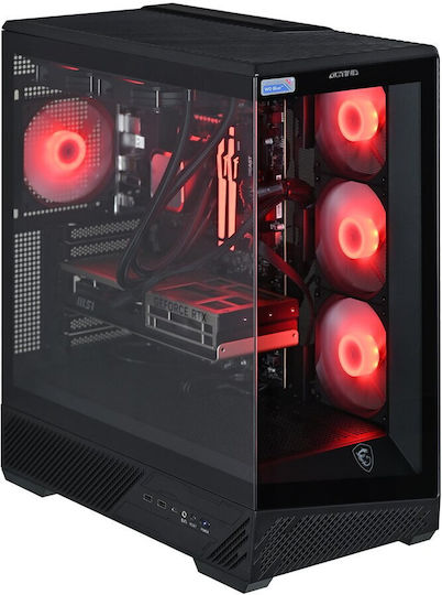 Actina Гейминг Настолен Компютър (Ryzen 7-7800X3D/32GB DDR5/1TB SSD/GeForce RTX 5070/Без Операционна Система)