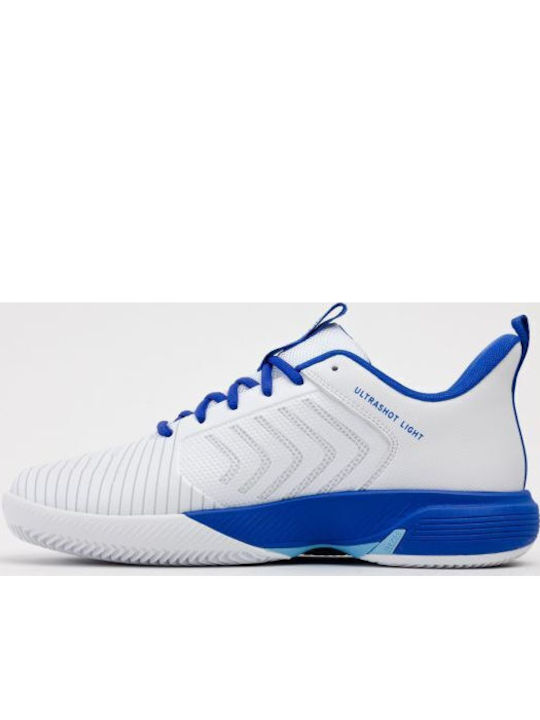 K-Swiss Pantofi Tenis Pentru Bărbați Pentru Terenuri de Lut Albi