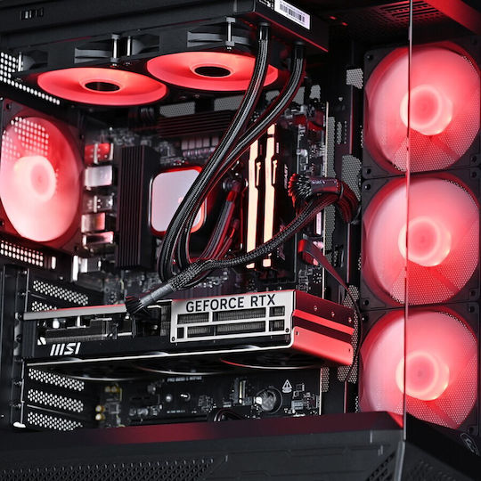 Actina Гейминг Настолен Компютър (Ryzen 7-7800X3D/32GB DDR5/1TB SSD/GeForce RTX 5070/Без Операционна Система)