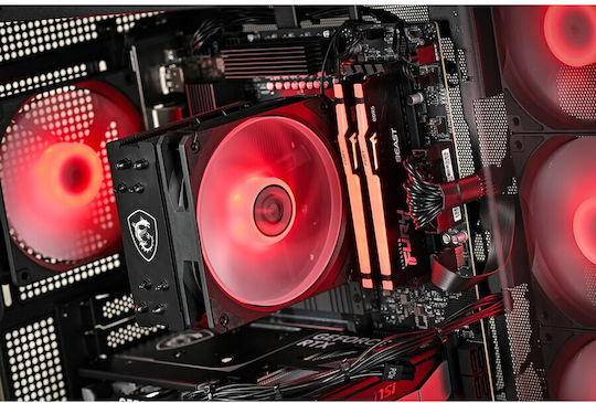 Actina Гейминг Настолен Компютър Ryzen 5-7500X3D 32GB DDR5 1TB SSD GeForce RTX 5060 Ti Без Операционна Система