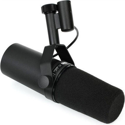 Shure SM7B Δυναμικό Μικρόφωνο XLR Shock Mounted για Φωνητικά Podcast Bundle