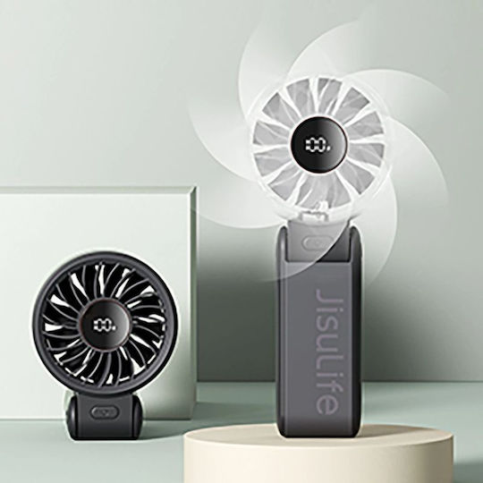 Jisulife Handheld Fan Life7 3600mah Portable Usb Fan Black