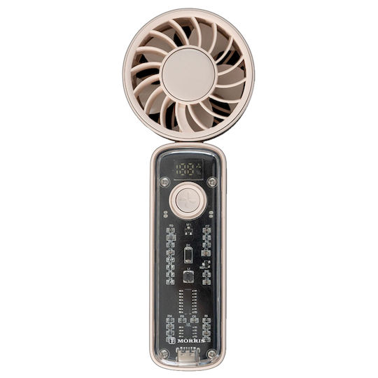 Morris Handheld USB Klappbarer Ventilator Rosa MHF-14103
