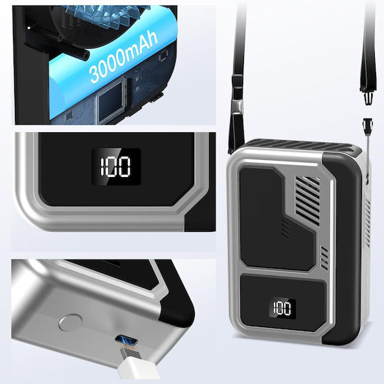 Kukiwhy 4-in-1 Cooling Belt Air Conditioner Small Usb Fan