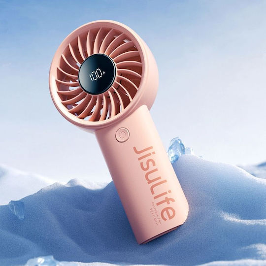 JisuLife Handheld Fan Life4 3600mAh Tragbarer USB Fan Rosa