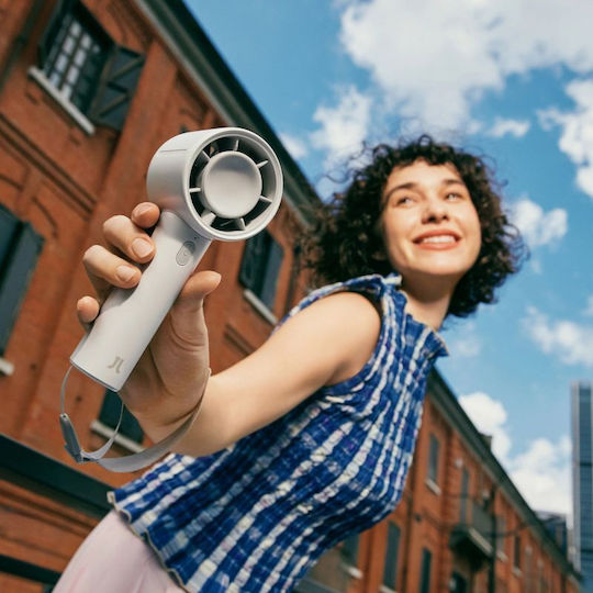 Jisulife Handheld Fan 10 4000mah Portable Usb Fan Gray