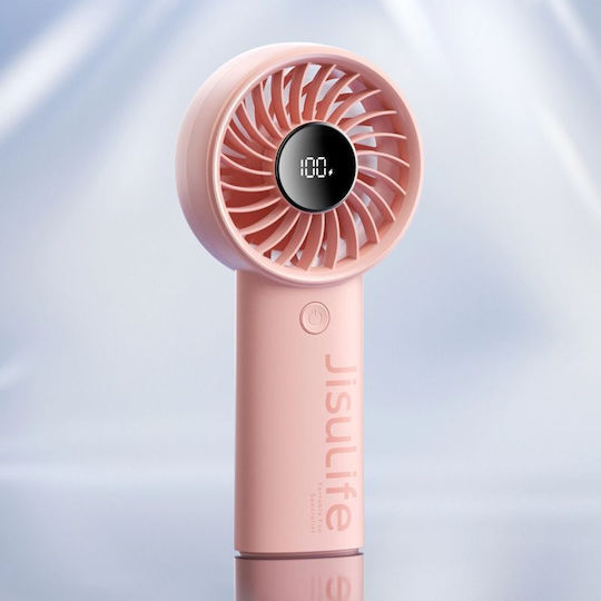 JisuLife Handheld Fan Life4 3600mAh Tragbarer USB Fan Rosa