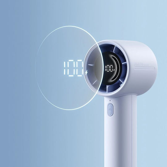 Ventilator De Mână Jisulife 10s 5000mah Ventilator Portabil Usb Albastru
