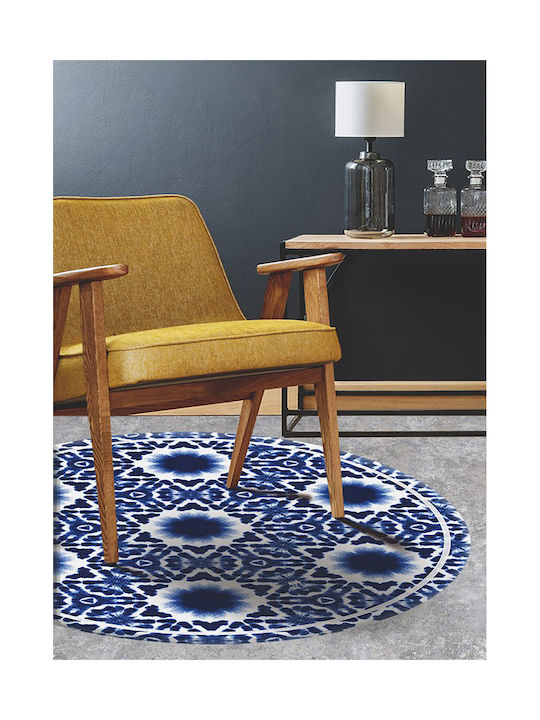 Tulup Tulup Wohnzimmer Teppich Rund Aquarelle 120cm