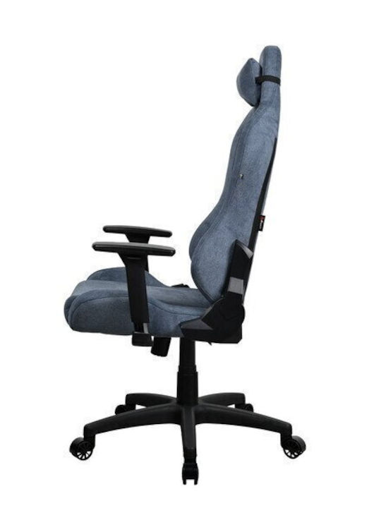 Arozzi Torretta Soft Fabric V2 Υφασμάτινη Καρέκλα Gaming με Ρυθμιζόμενα Μπράτσα Blue