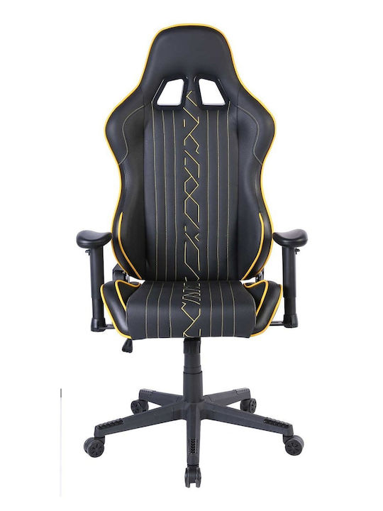 RFG Scaun Gaming Din piele ecologică cu Brațe Reglabile Neagră