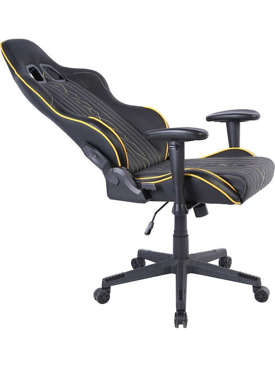 RFG Scaun Gaming Din piele ecologică cu Brațe Reglabile Neagră