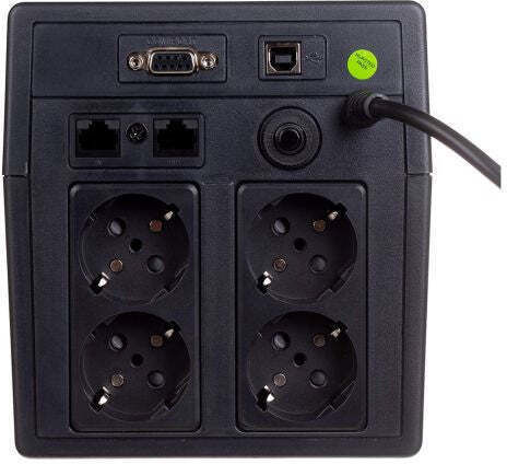 Digitus UPS Line-Interactive 1000VA 480W με 4 Schuko Πρίζες