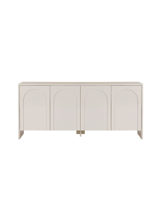 Μπουφές Aurelia από Ξύλο & Μέταλλο Κρεμ 180x45x80cm
