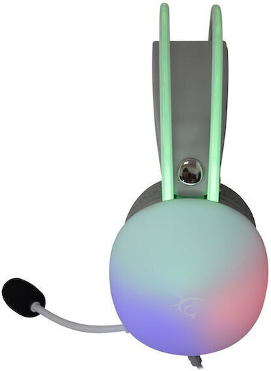 White Shark Firefly Über Ohr Gaming-Headset mit Konnektivität 2x3,5 mm / USB Weiß für PC / PS4 / PS5 / XBOX