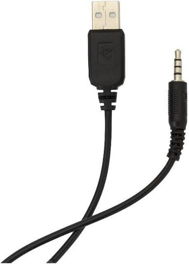 White Shark Firefly Over Ear Gaming Headset with Connectivity 2x3.5 mm / USB for PC / PS4 / PS5 / XBOX