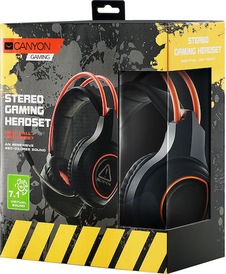 Canyon Nightfall Over Ear Gaming Headset με σύνδεση USB