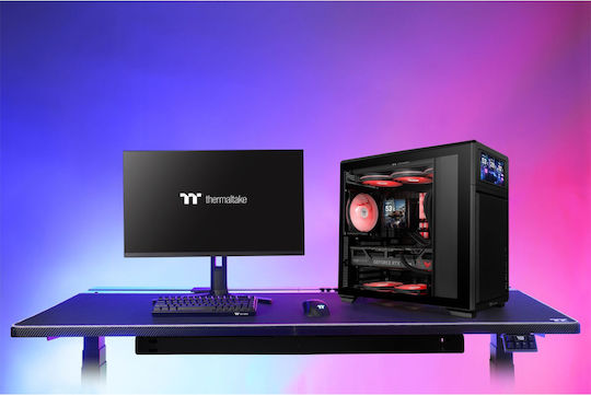Thermaltake TR300 Gaming Midi Tower Κουτί Υπολογιστή με Πλαϊνό Παράθυρο Μαύρο