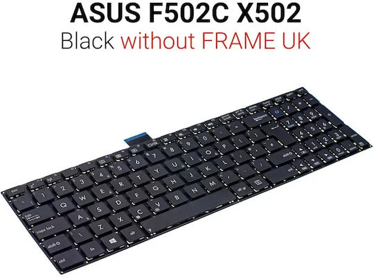 Laptop Keyboard Asus A551l A551ln R553 R553ln S551l K551l K551la V551l UK Black Vertical Enter