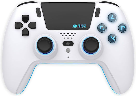 Freaks and Geeks Trade Invaders Ασύρματο Gamepad για PC / PS5 Λευκό