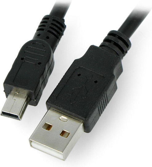 Lanberg 1.8m USB 2.0 Cable A-Male to mini B-Male (CA-USBK-10CC-0018-BK)