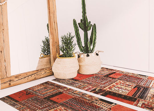 Tulup Χαλί Ορθογώνιο Κόκκινο 100x150cm