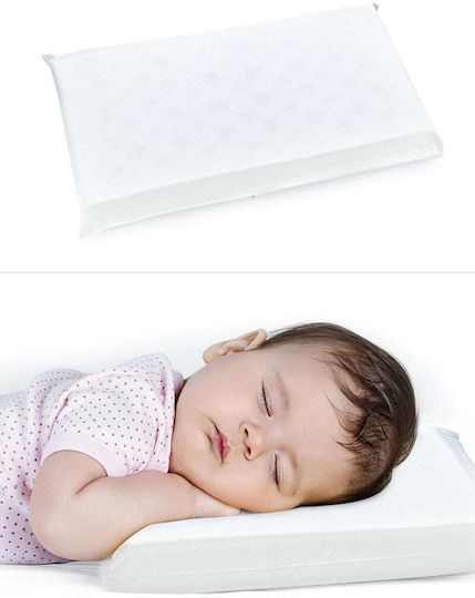 Baby Jem Anti-Suffocation Pillow White