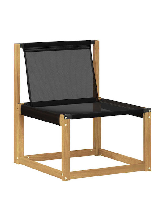Dreisitziges Outdoor-Sofa Hölzernes mit Kissen