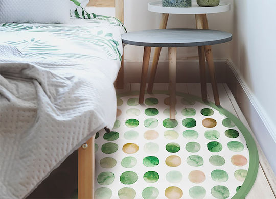 Tulup Pat Mat De Baie Rotund 010260360800000019760 Verde Ø120cm