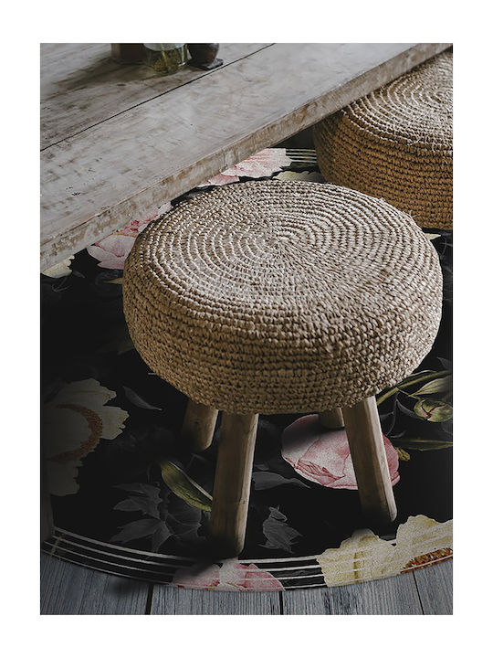 Tulup Round Bath Mat 010260360870000019835 Brown Ø80cm