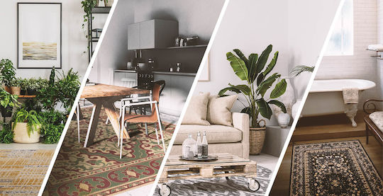 Tulup Πατάκι Μπάνιου Στρογγυλό 010260360780000019800 Μπλε Φ100εκ.