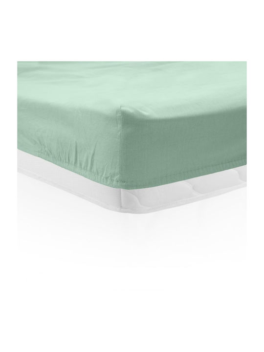 Heinner King Size Bettlaken mit Gummibettlaken 180x200cm Grüne